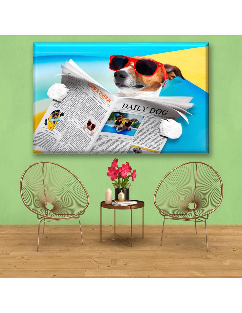Cuadro decorativo Perro de vacaciones 5