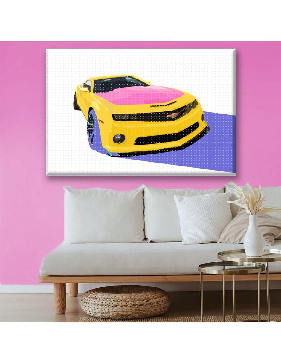 Cuadro decorativo Camar amarillo 5