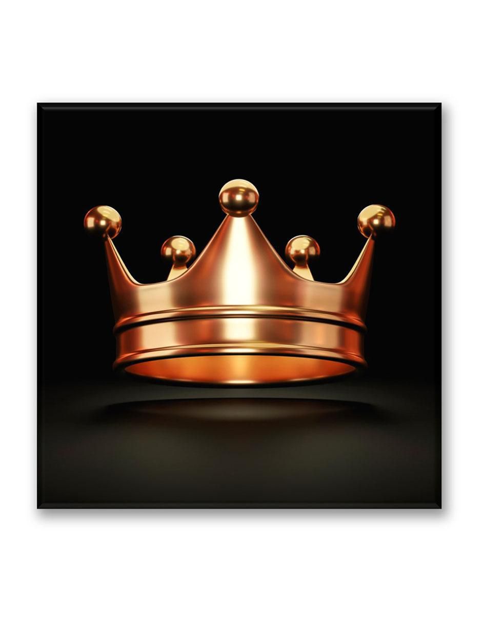 Cuadro decorativo Industria Grafica Ciento 23 Corona dorada