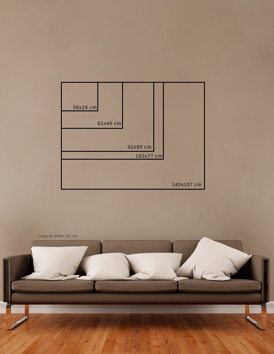 Cuadro decorativo técnica mixta 5