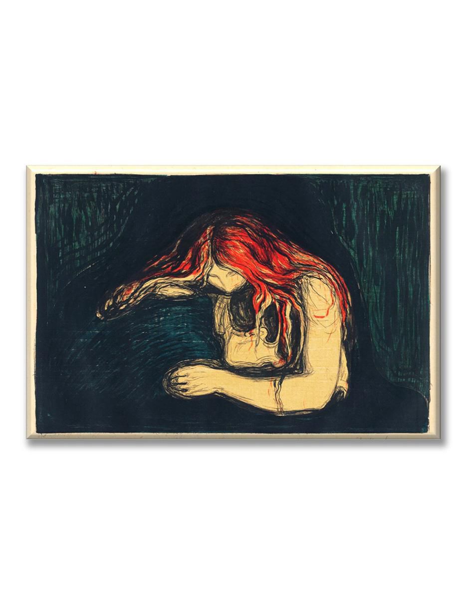 Cuadro decorativo Industria Grafica Ciento 23 El vampiro II by munch