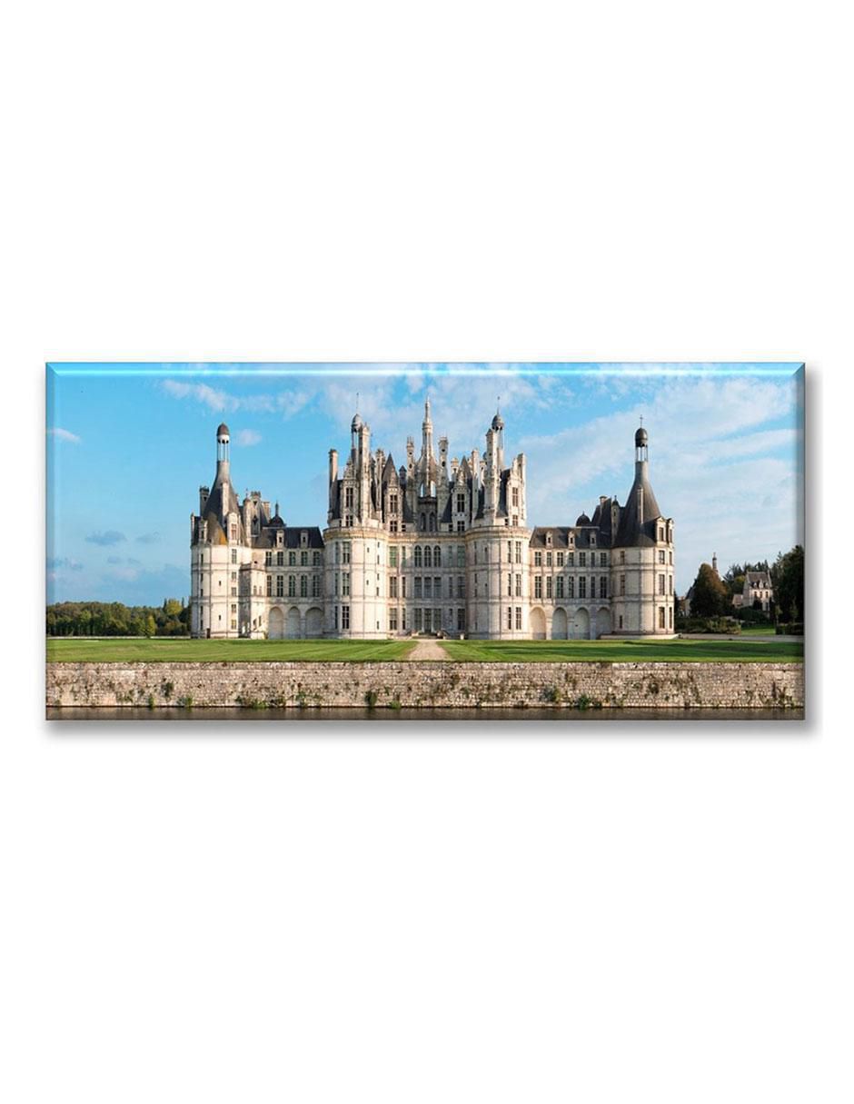 Cuadro decorativo Industria Grafica Ciento 23 Panorámica castillo en Francia