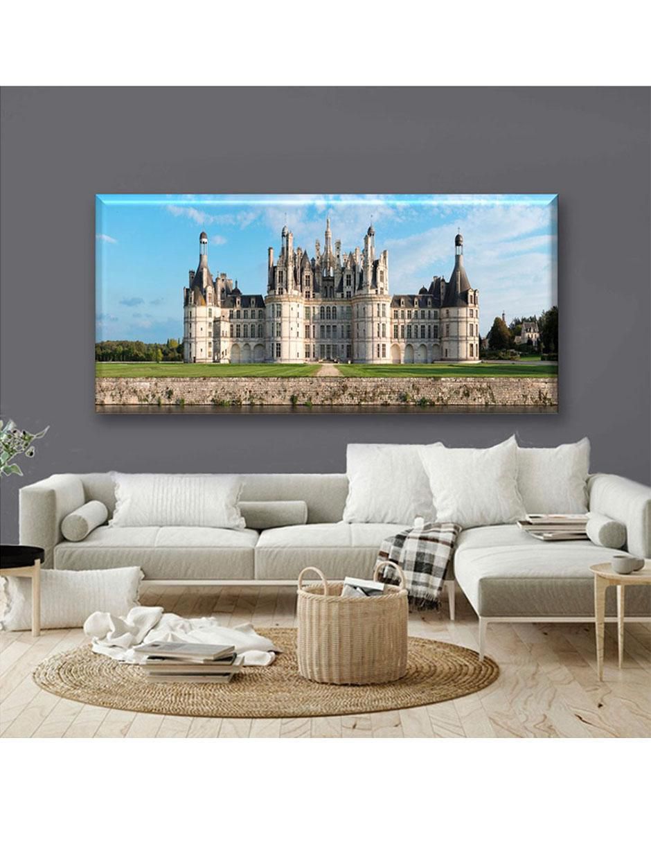 Cuadro decorativo Industria Grafica Ciento 23 Panorámica castillo en Francia