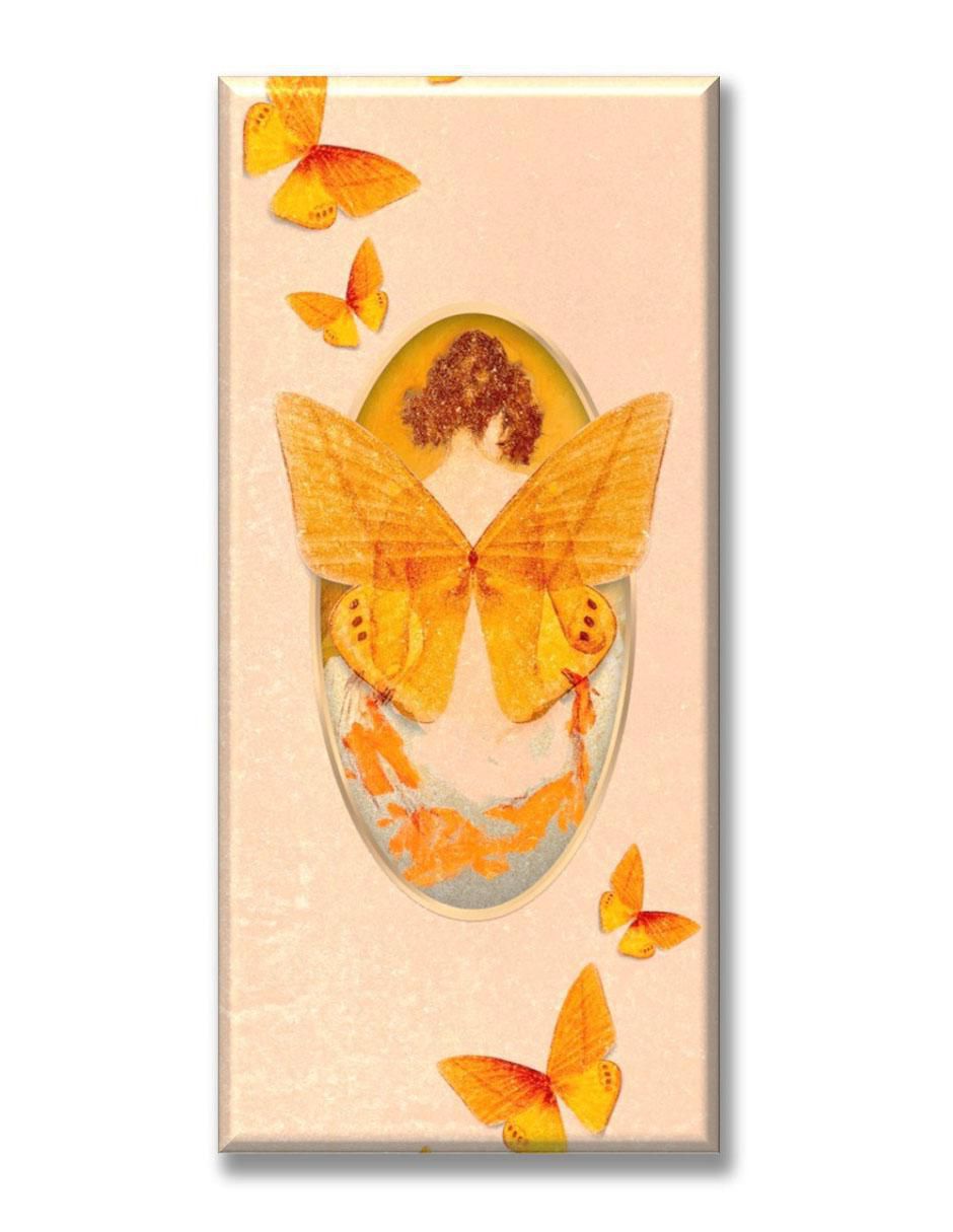 Cuadro decorativo Industria Grafica Ciento 23 Mujer alas de mariposa
