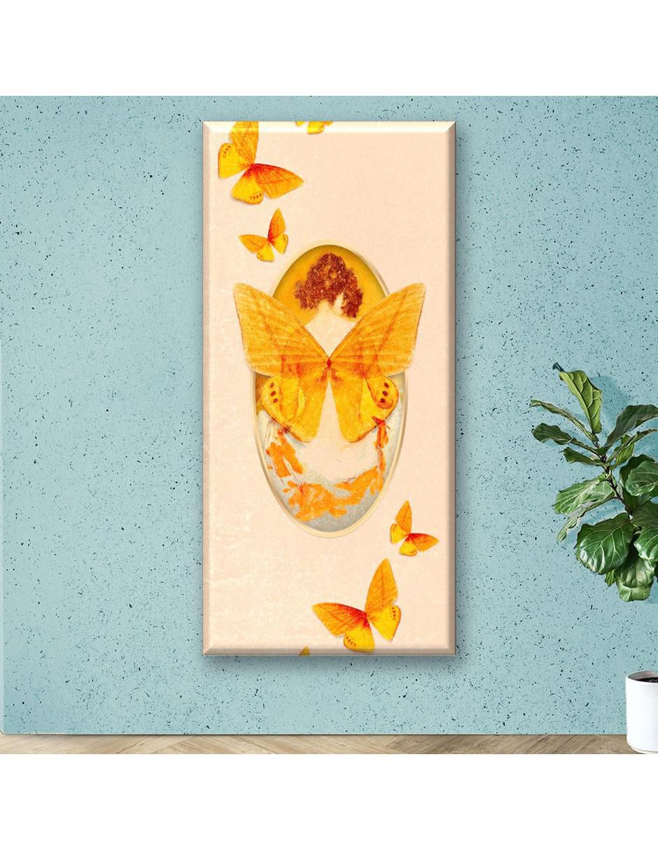 Cuadro decorativo Industria Grafica Ciento 23 Mujer alas de mariposa