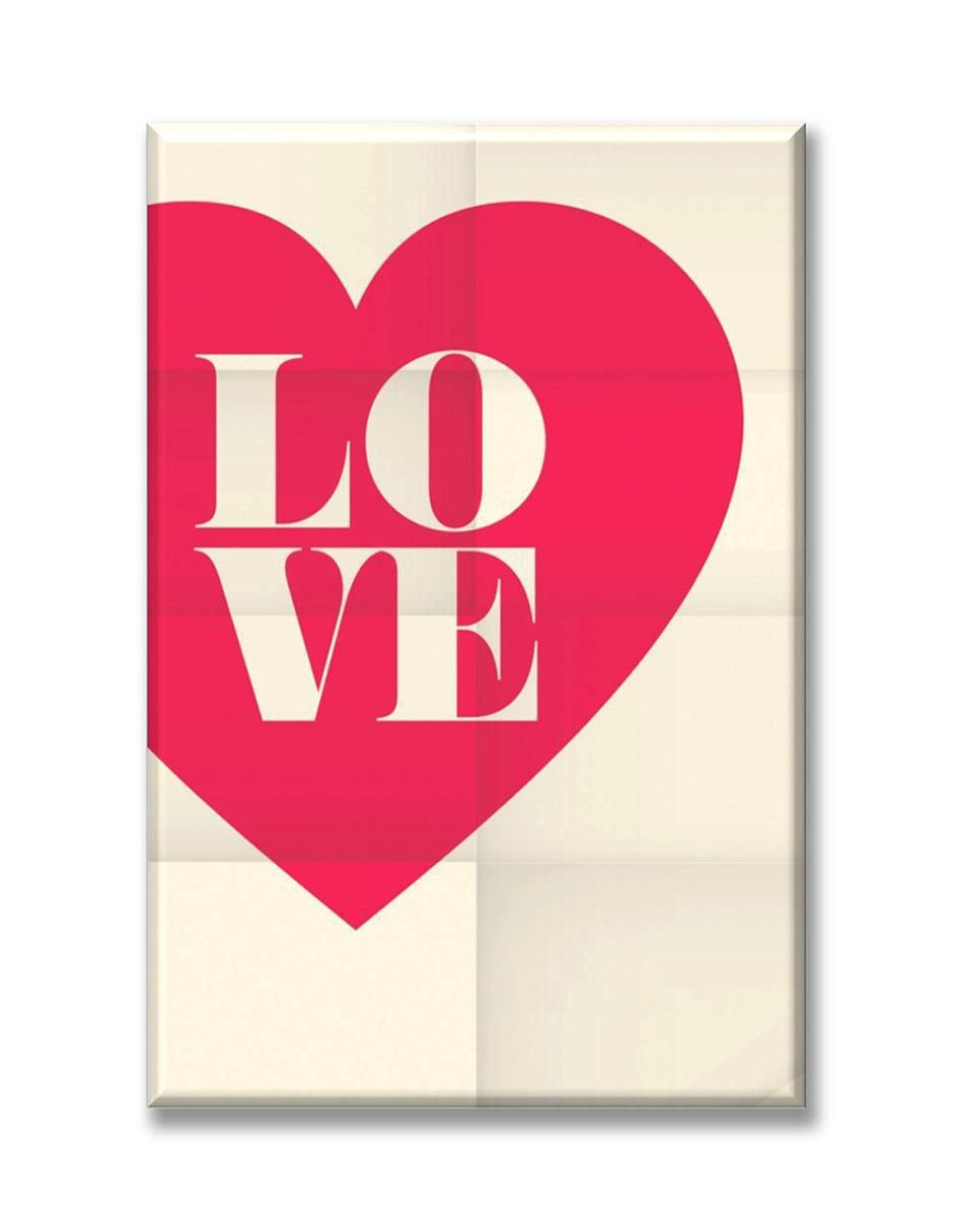 Cuadro decorativo Love frase 1