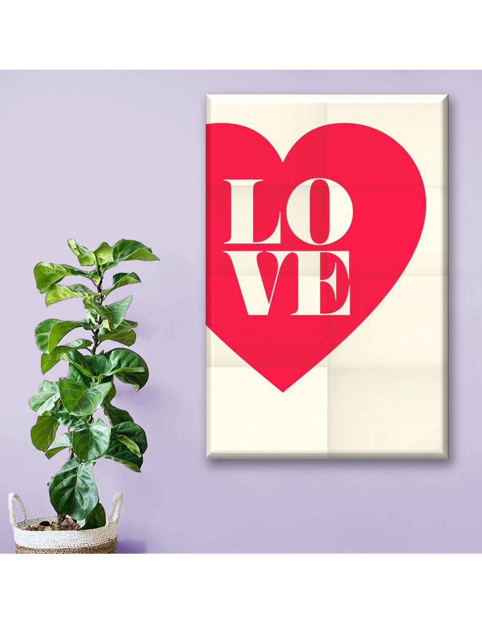 Cuadro decorativo Love frase 5