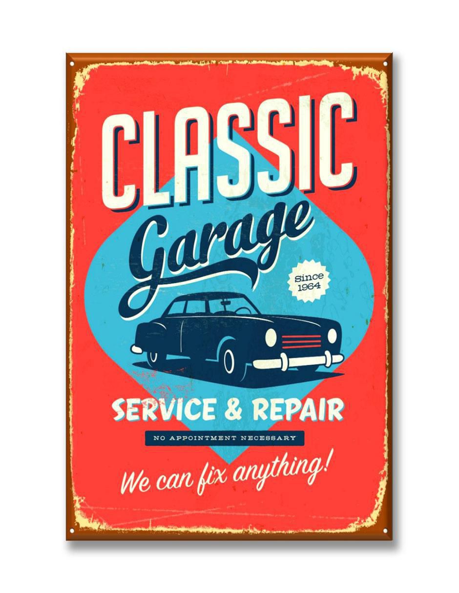 Cuadro decorativo Classic garage 1