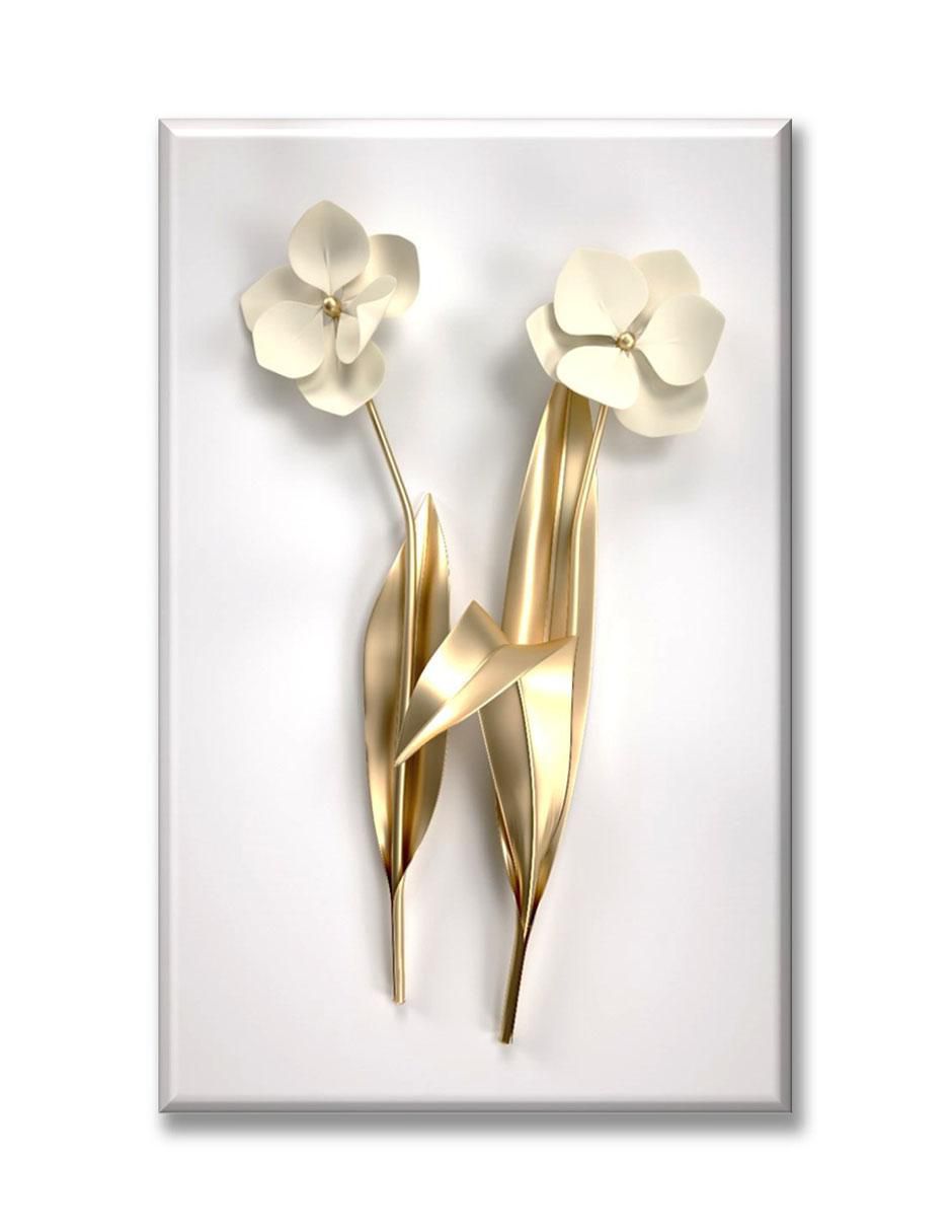 Cuadro decorativo Industria Grafica Ciento 23 Tallo dorado