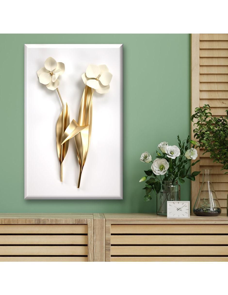 Cuadro decorativo Industria Grafica Ciento 23 Tallo dorado