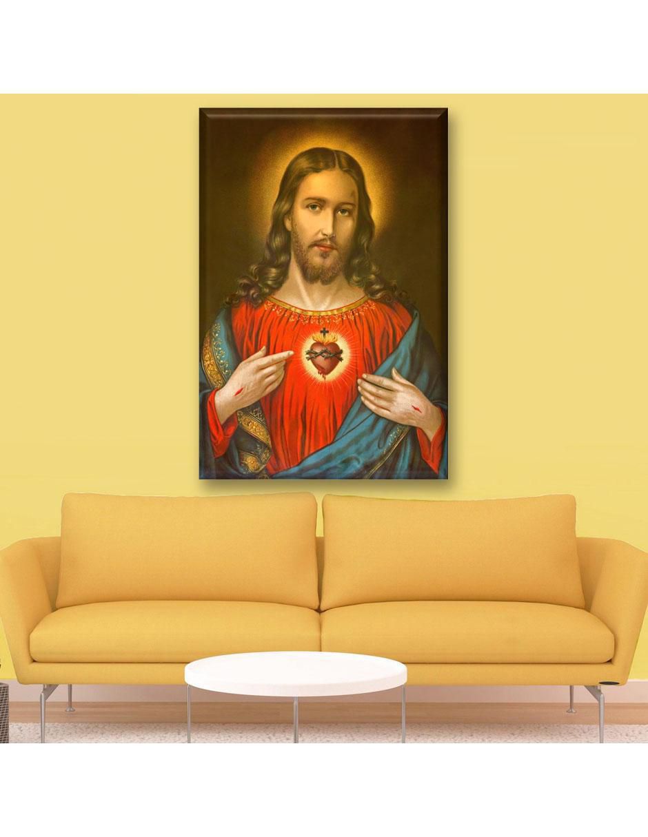 Cuadro decorativo Industria Grafica Ciento 23 Sagrado corazón
