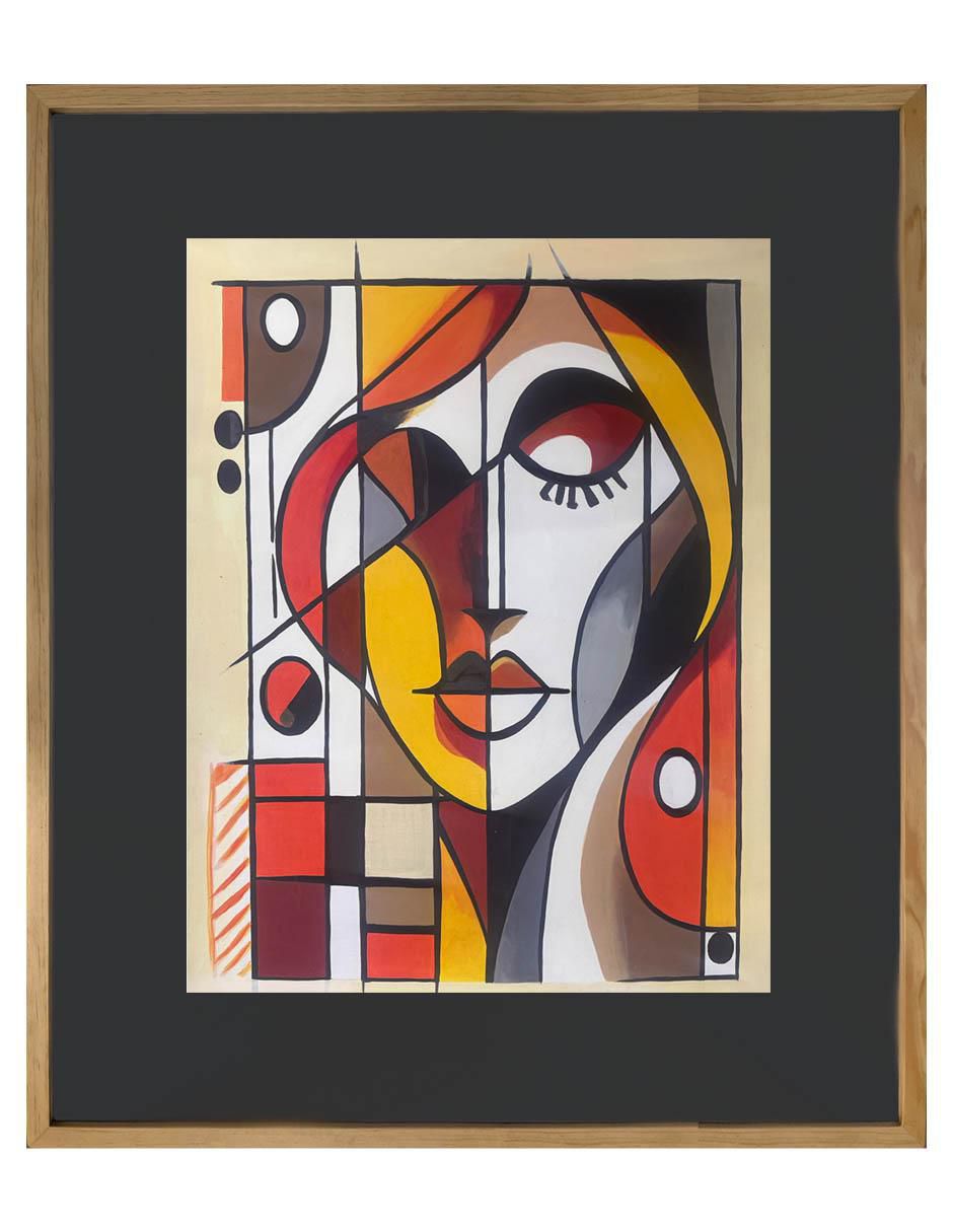 Pintura No Expression Ii técnica acrílico Cubistas