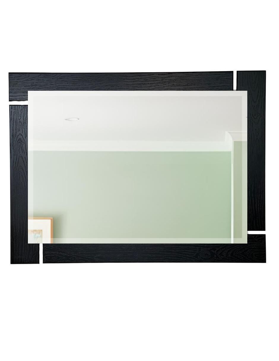 Espejo rectangular decorativo de pared de madera glanz blackwood Espejo rectangular decorativo de pared de madera glanz blackwood