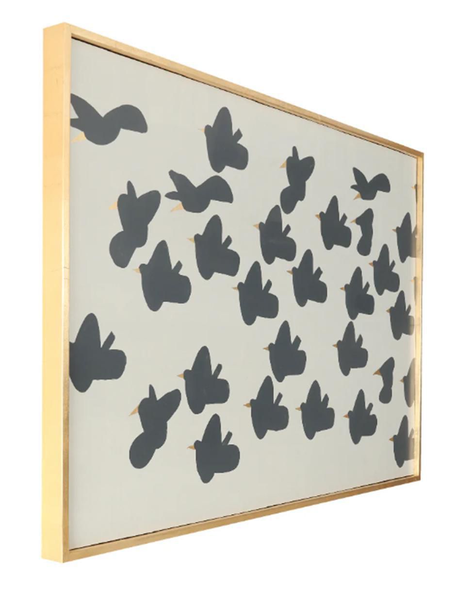 Cuadro decorativo Black birds 6