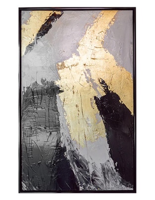 Cuadro decorativo Ecléctico Abstract golden & black