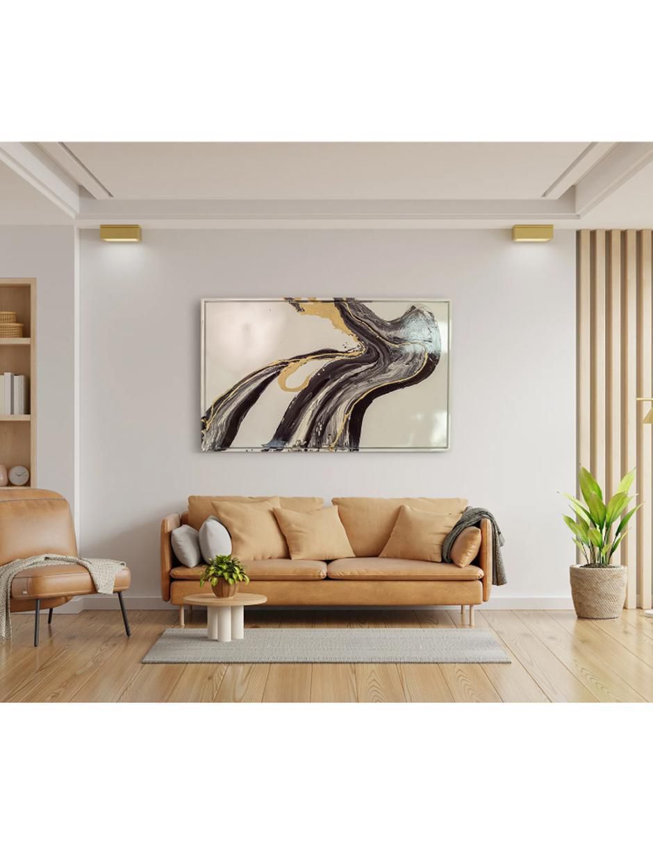 Cuadro decorativo Ecléctico Abstract black river