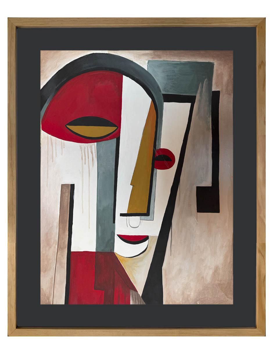 Pintura Melancolía técnica acrílico Faces Pintura Melancolía técnica acrílico Faces