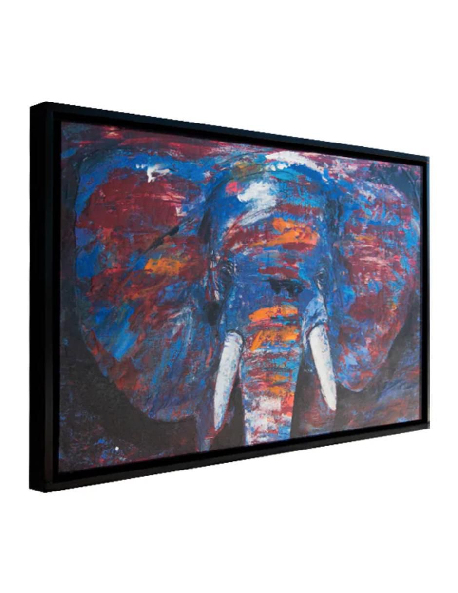 Cuadro decorativo Ecléctico Abstract color elephant