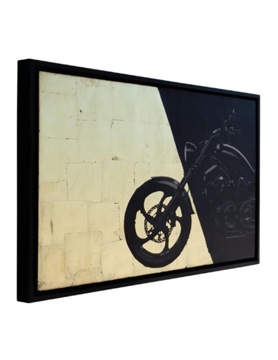 Cuadro decorativo Ecléctico Figurativo gold moto