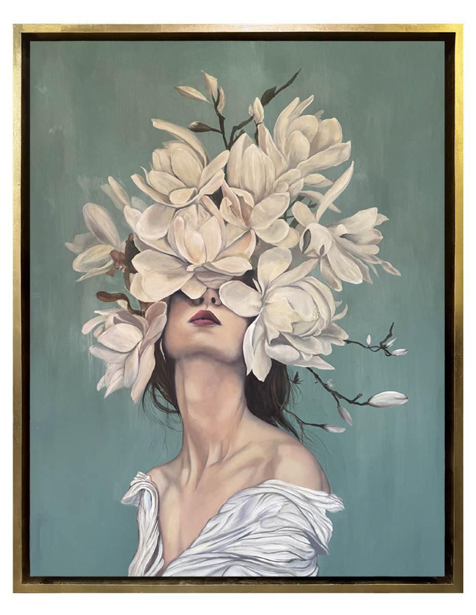 Pintura Flores Del Alma técnica acrílico Surrealismo