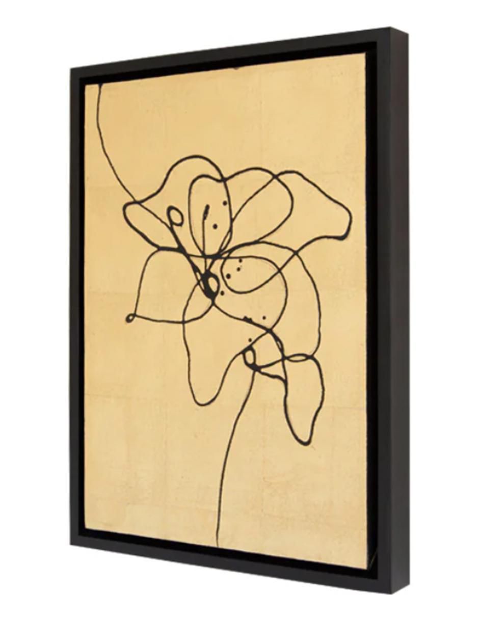 Cuadro decorativo Ecléctico Abstracto golden flower