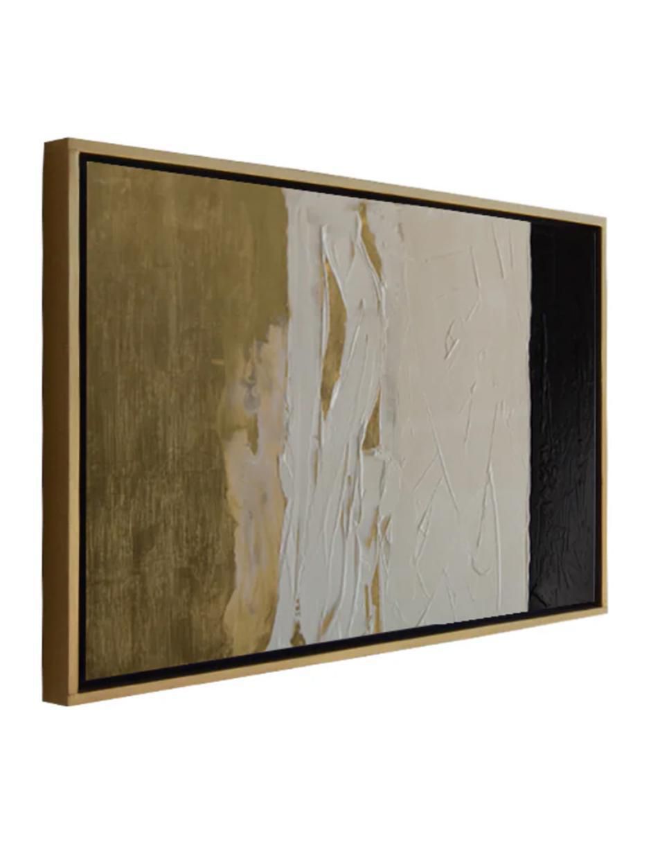 Cuadro decorativo Abstract golden sea 5