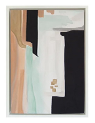 Cuadro decorativo Sea abstract blanco 1