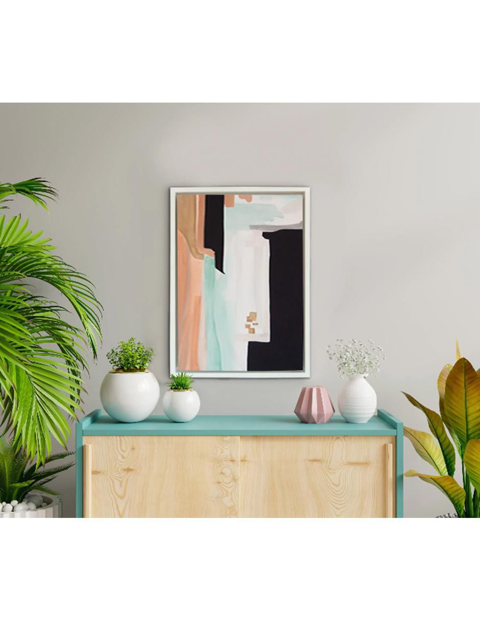 Cuadro decorativo Sea abstract blanco 7
