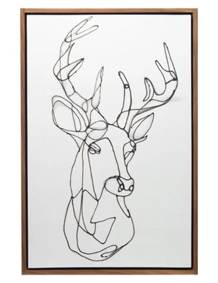 Cuadro decorativo Ecléctico Figurativo deer