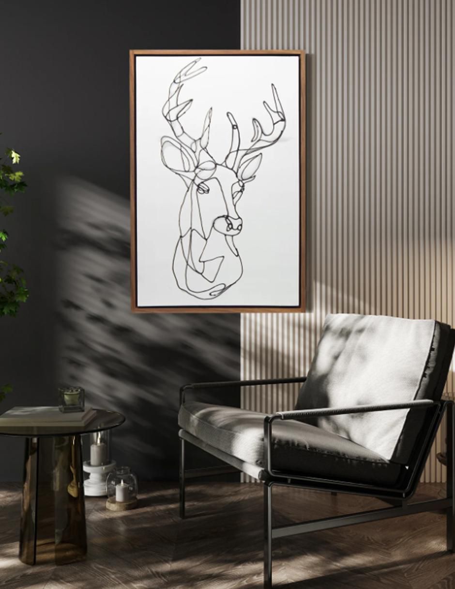 Cuadro decorativo Ecléctico Figurativo deer