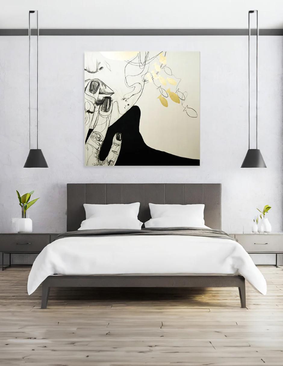 Cuadro decorativo Ecléctico Figurativo elegancia dorada