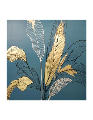 Cuadro decorativo Ecléctico Figurativo índigo floral
