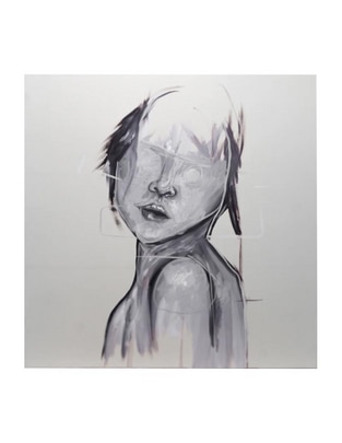 Cuadro decorativo Rostro lucia 1