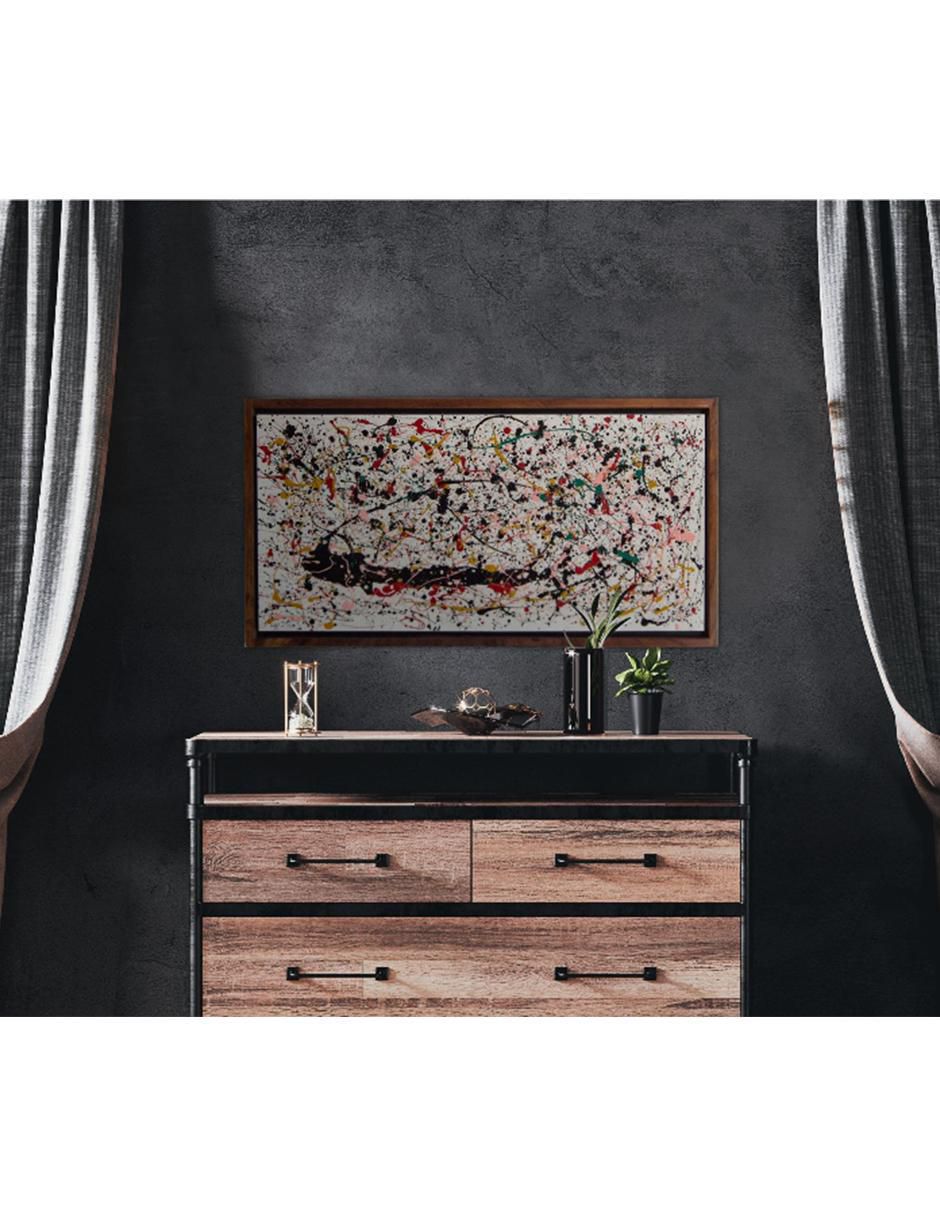 Cuadro decorativo Dripping color splash 7