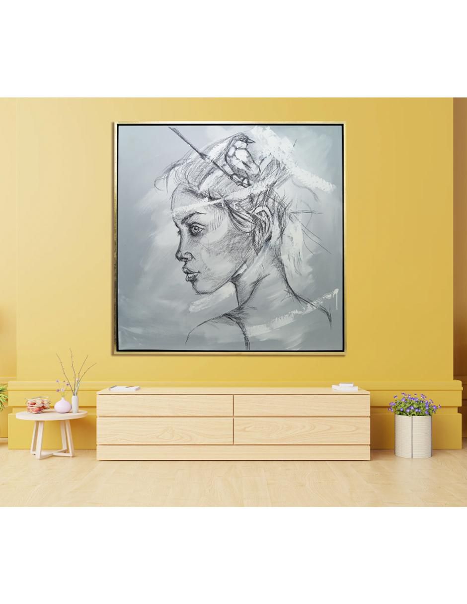 Cuadro decorativo Rostro viraha 7