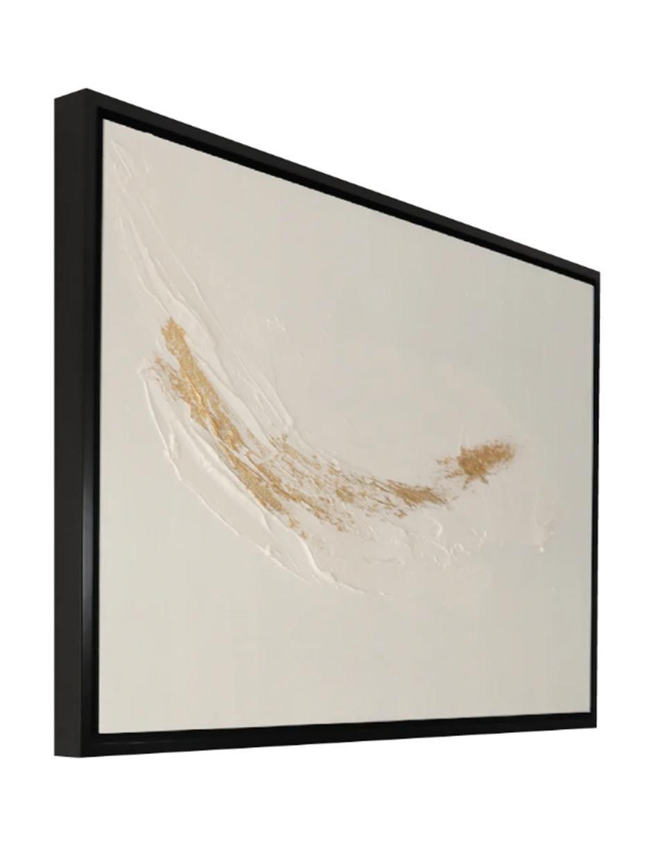 Cuadro decorativo Ecléctico Abstracto white & gold
