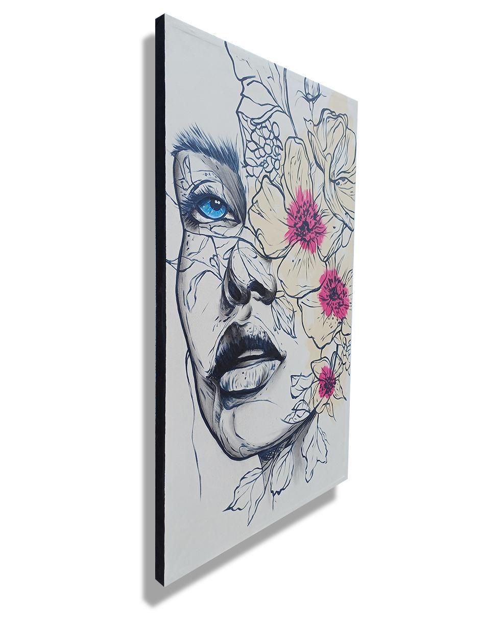 Cuadro decorativo Rostro blue eye 5