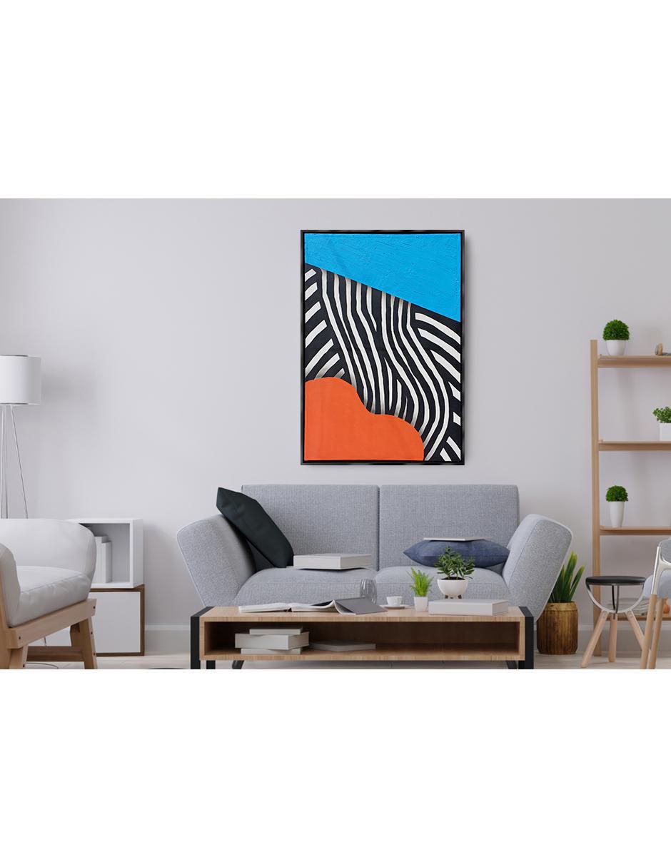 Cuadro decorativo Ecléctico Cebra pop