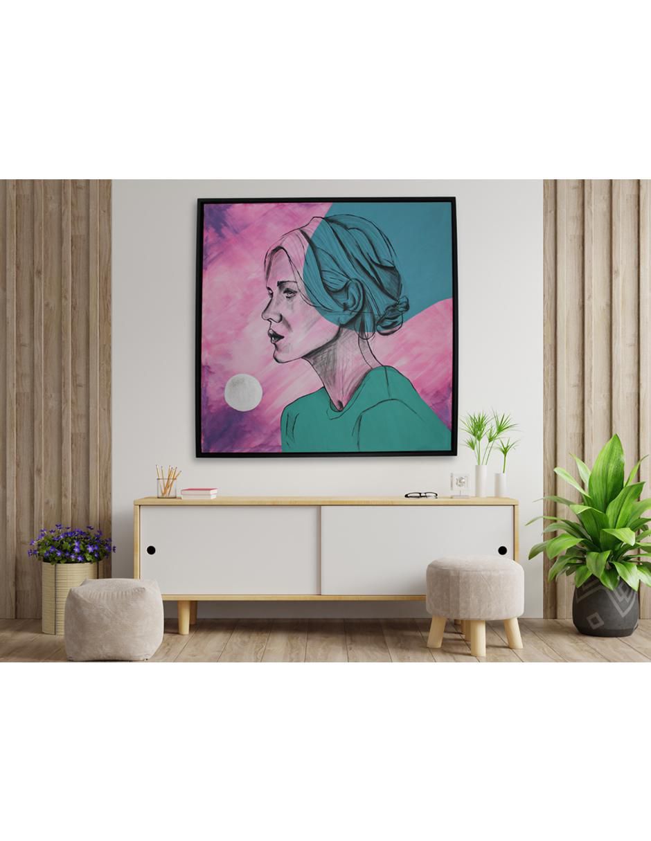 Cuadro decorativo Ecléctico Rostro discordante