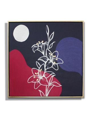 Cuadro decorativo Ecléctico Figurativo flower and moon
