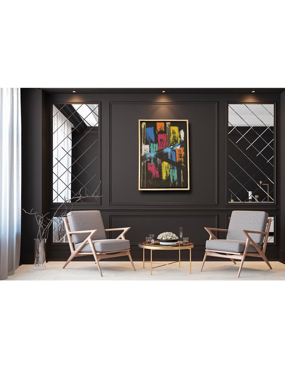 Cuadro decorativo Pop galaxia 4