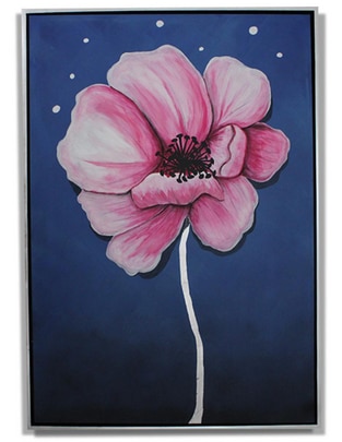 Cuadro decorativo Ecléctico Nigth flower