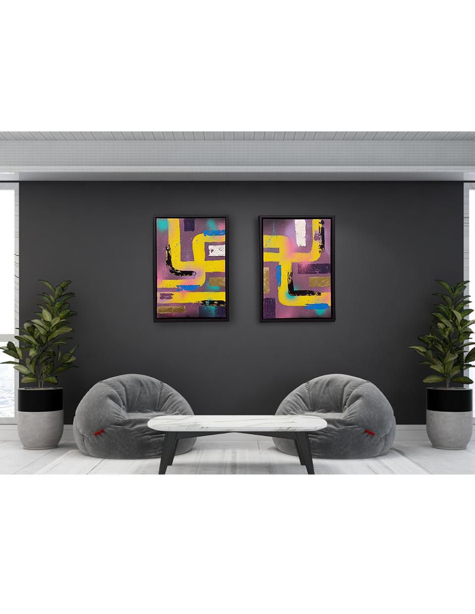 Cuadro decorativo Ecléctico Abstracto rebel pink