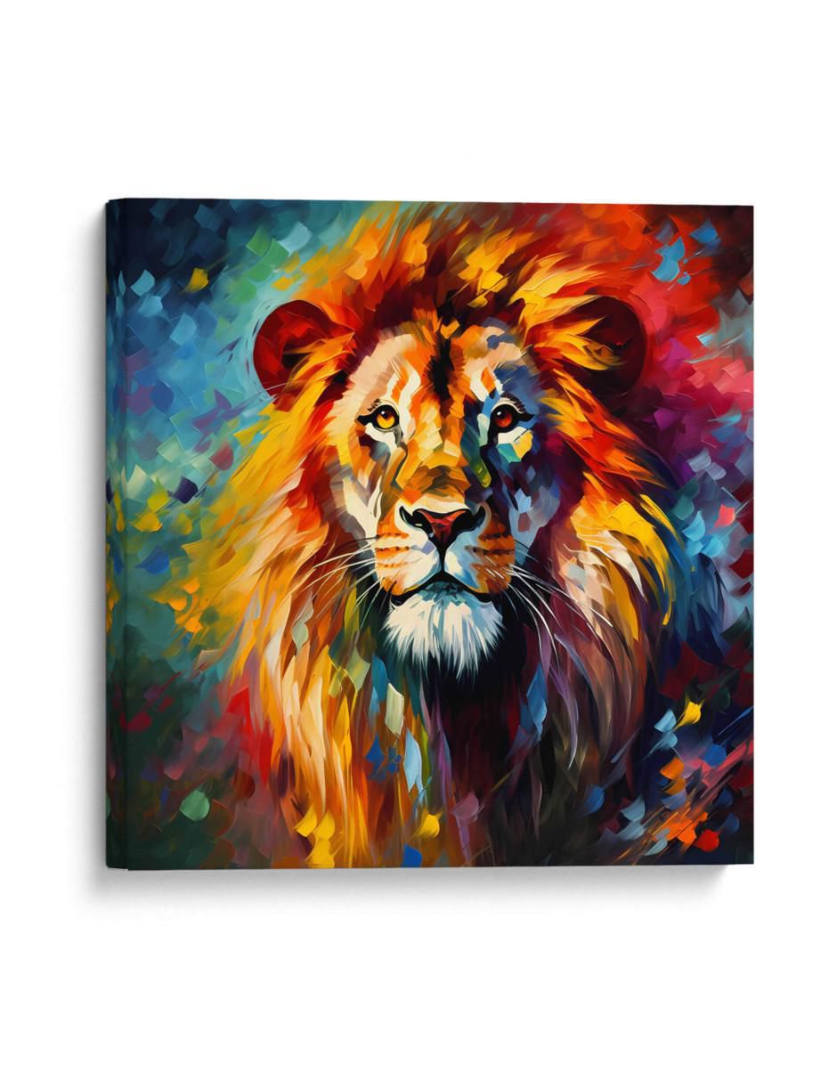 Cuadro decorativo Canvas Lab Leon II