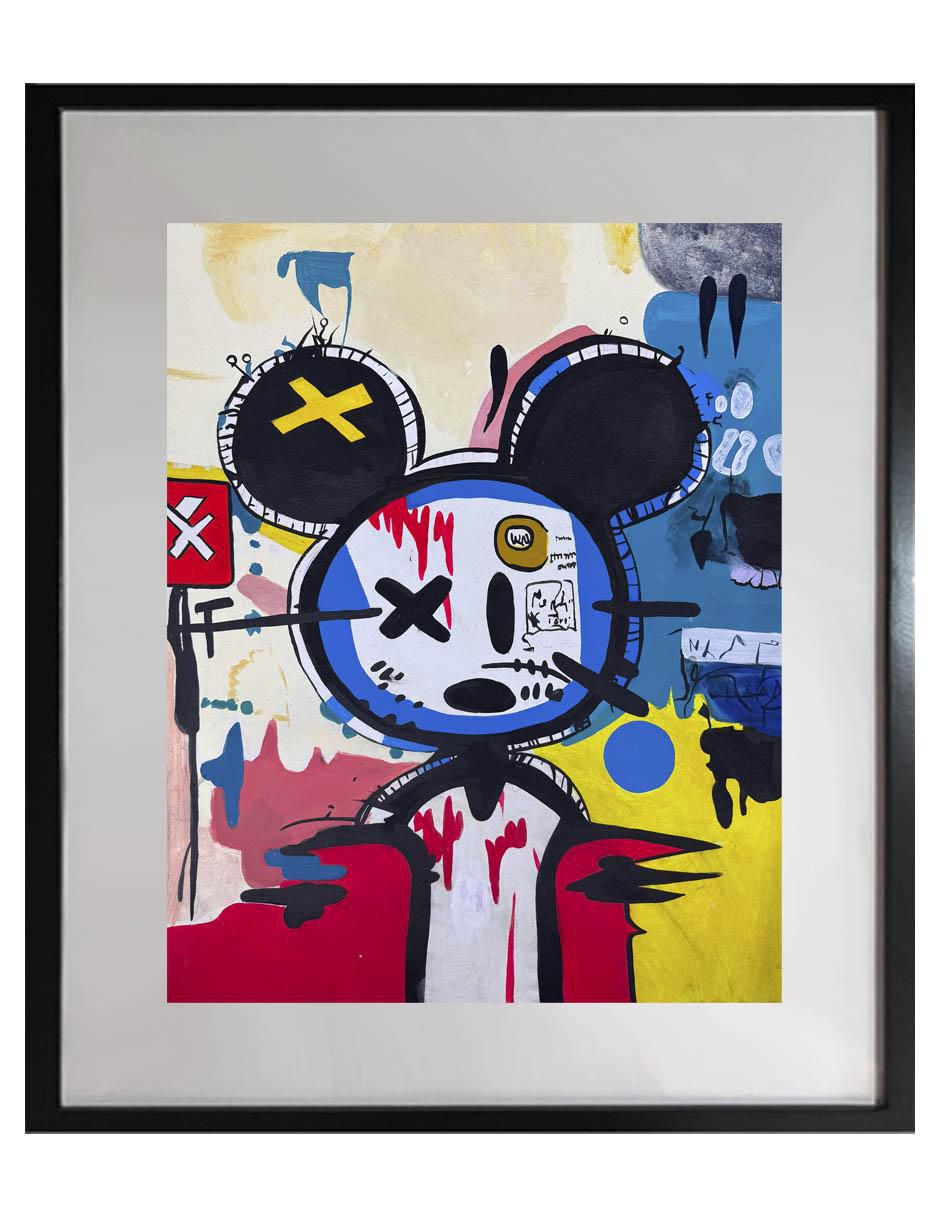Pintura Mkaws técnica acrílico Milleniart