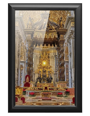 Cuadro decorativo Pixelarte Religión