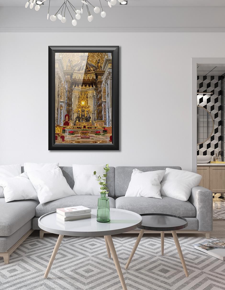 Cuadro decorativo Pixelarte Religión