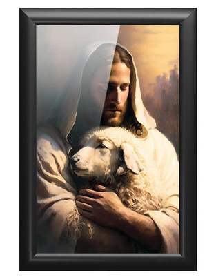 Cuadro decorativo Pixelarte Religión