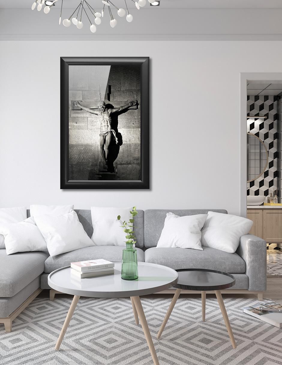 Cuadro decorativo Pixelarte Religión