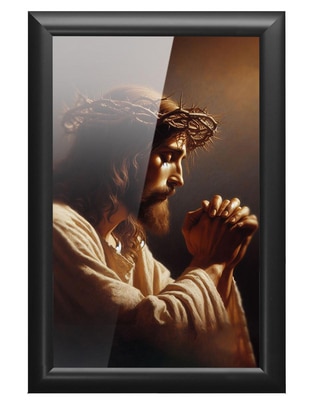 Cuadro decorativo Pixelarte Religión
